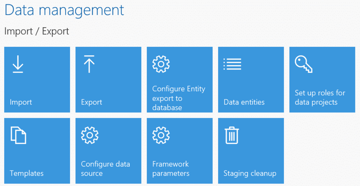 data management step 1