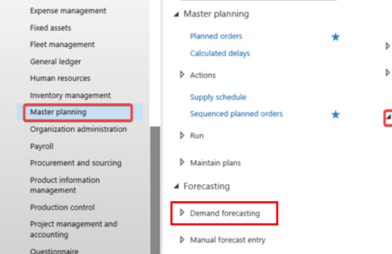 demand forecasting