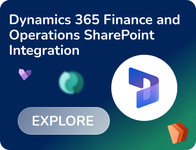 dynamics finance and operations sharepoint integration