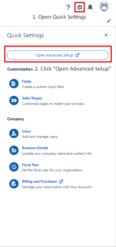 salesforce to dynamics 365 migration step 1