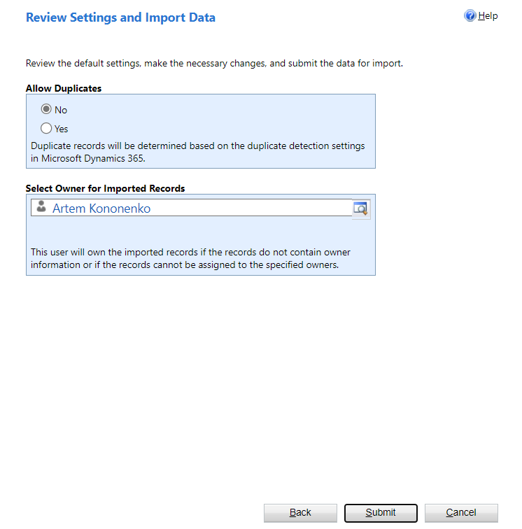 salesforce to dynamics 365 migration step 13