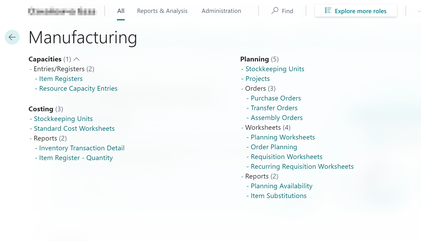 BC manufacturing module