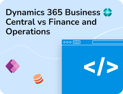 dynamics 365 business central vs finance and operations