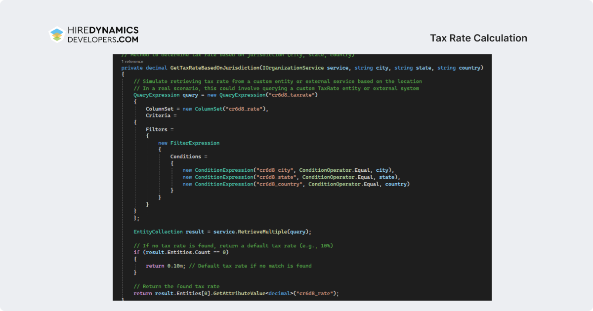 tax rate calculation